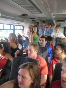 The Party Bus was rocking on the way home!
